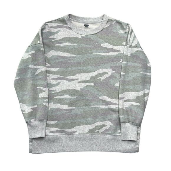 Aerie Women's Size Small Camo Crewneck Sweatshrit - Picture 1 of 12